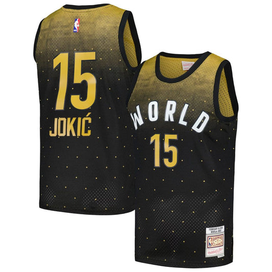 Nikola Jokic 2016 NBA Rising Stars Challenge Mitchell & Ness Hardwood Classics Swingman Jersey - Black Team Jersey Sports Fan Apparel