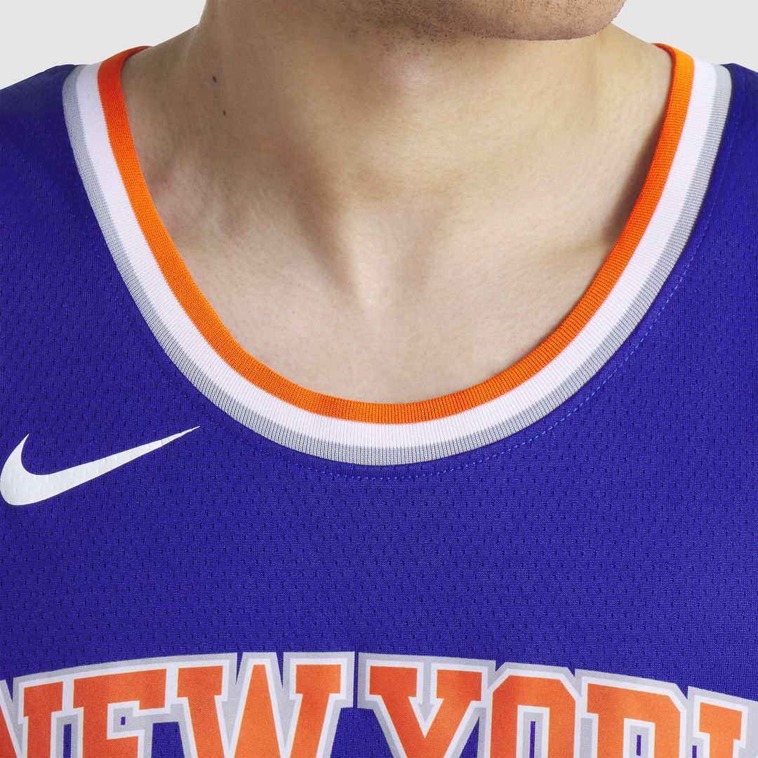 New York Knicks Jalen Brunson Nike Unisex Swingman Jersey - Icon Edition - Blue Team Jersey Sports Fan Apparel