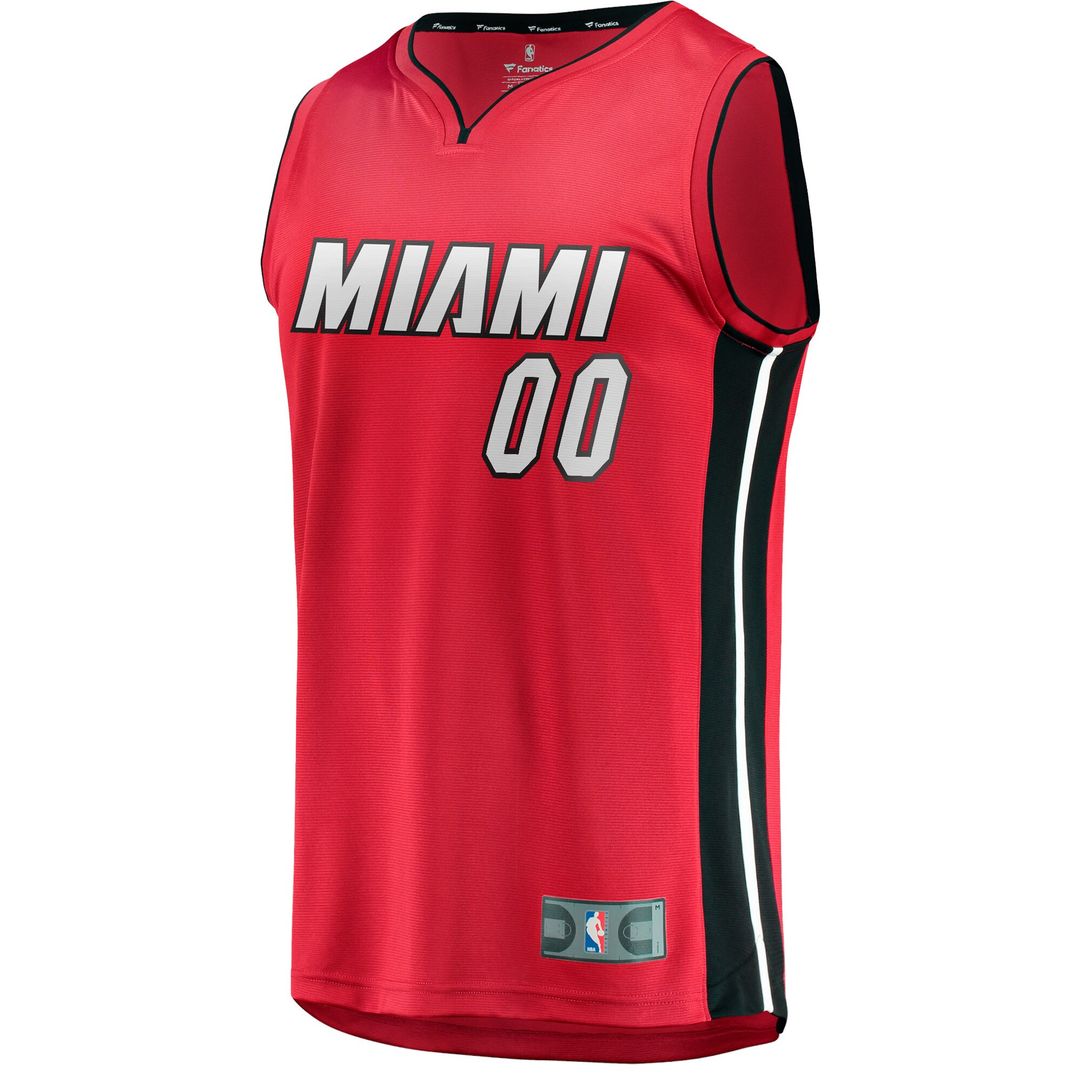 Miami Heat Fanatics Fast Break Custom Jersey - Red - Statement Edition Team Jersey Sports Fan Apparel