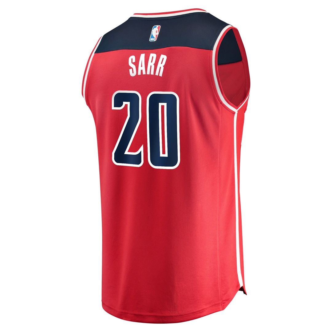 Washington Wizards Alexandre Sarr Fanatics Fast Break Replica Player Jersey - Icon Edition - Red Team Jersey Sports Fan Apparel