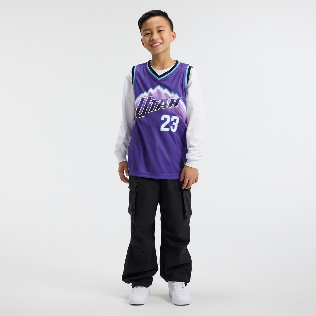 Utah Jazz Lauri Markkanen Fanatics Youth Fast Break Replica Jersey - Icon Edition - Purple Team Jersey Sports Fan Apparel