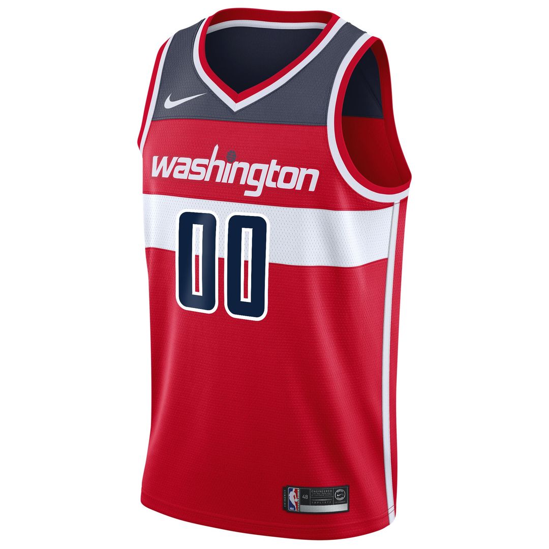 Washington Wizards Nike 2020/21 Swingman Custom Jersey - Association Edition - White Team Jersey Sports Fan Apparel