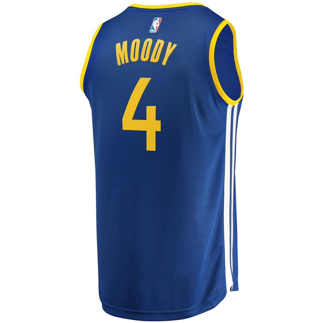 Golden State Warriors Moses Moody Fanatics Fast Break Replica Jersey - Icon Edition - Royal Team Jersey Sports Fan Apparel