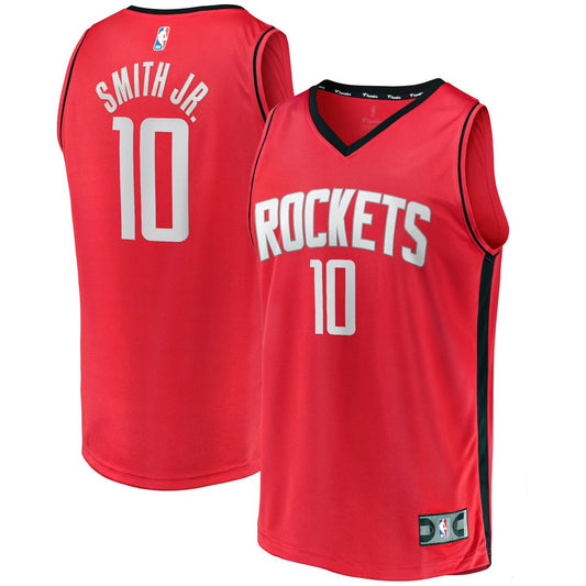 Houston Rockets Jabari Smith Jr. Fanatics Fast Break Replica Player Jersey - Icon Edition - Red Team Jersey Sports Fan Apparel