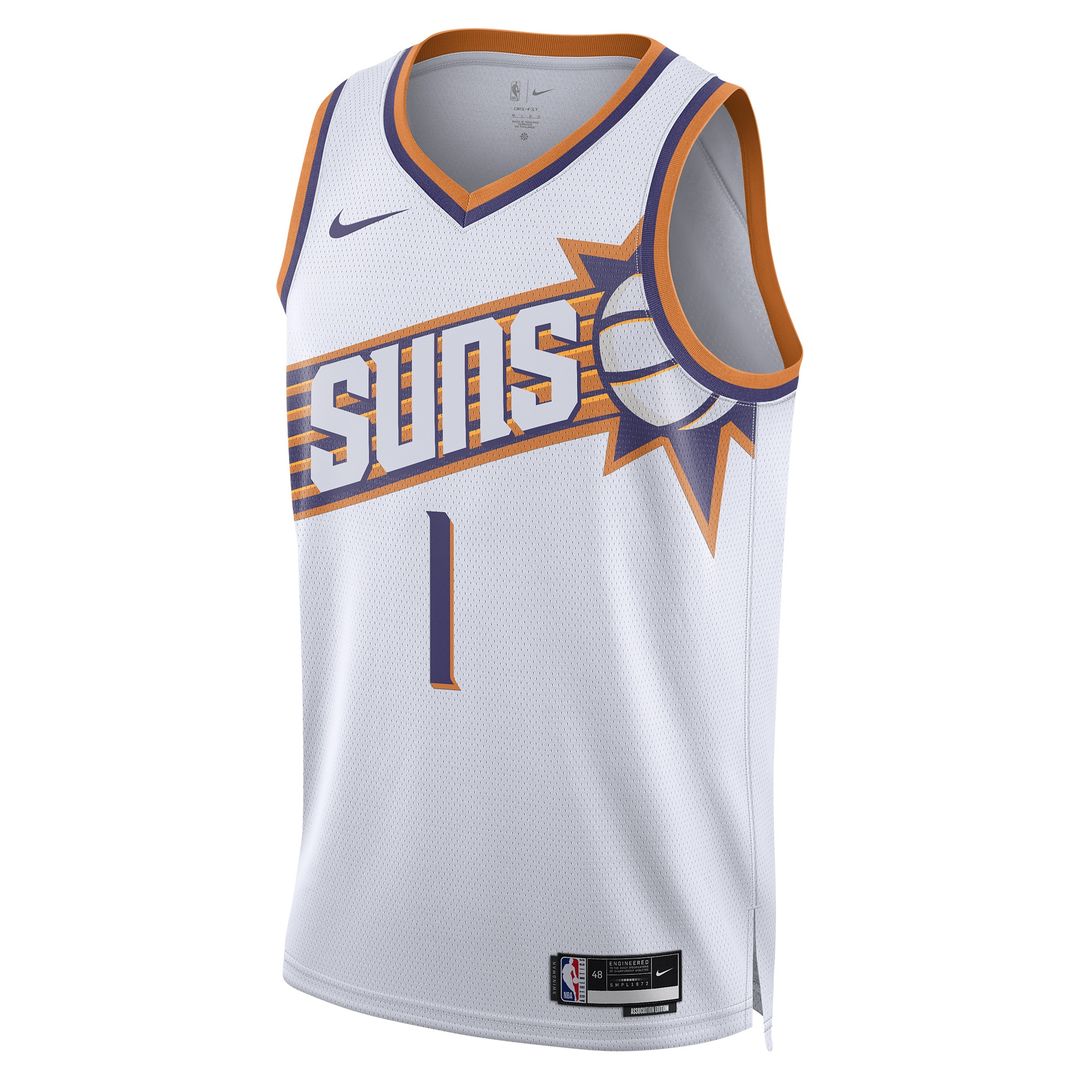 Phoenix Suns Devin Booker Nike Unisex Swingman Jersey - Association Edition - White Team Jersey Sports Fan Apparel