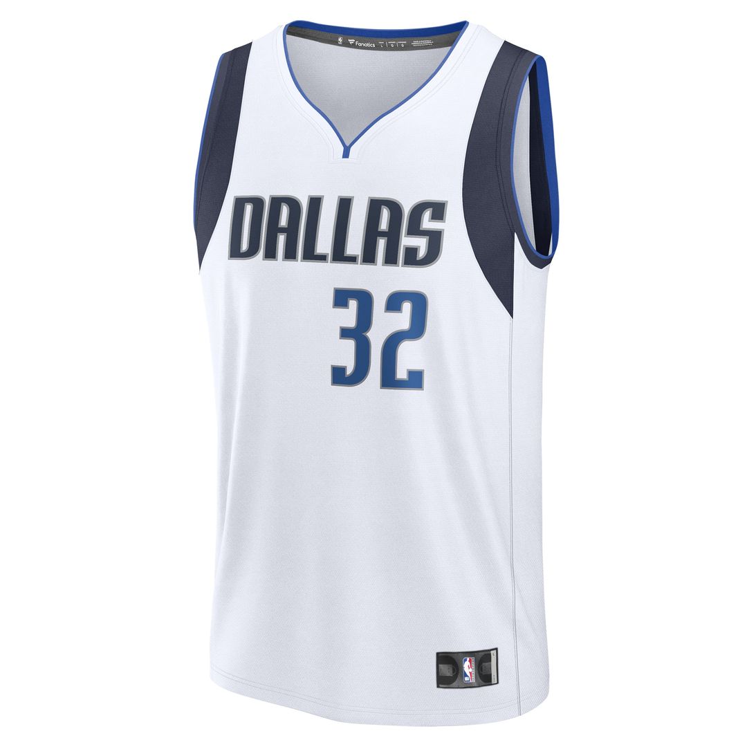 Dallas Mavericks Cooper Flagg Fanatics 2025 NBA Draft First Round Pick Fast Break Replica Jersey - Association Edition - White Team Jersey Sports Fan