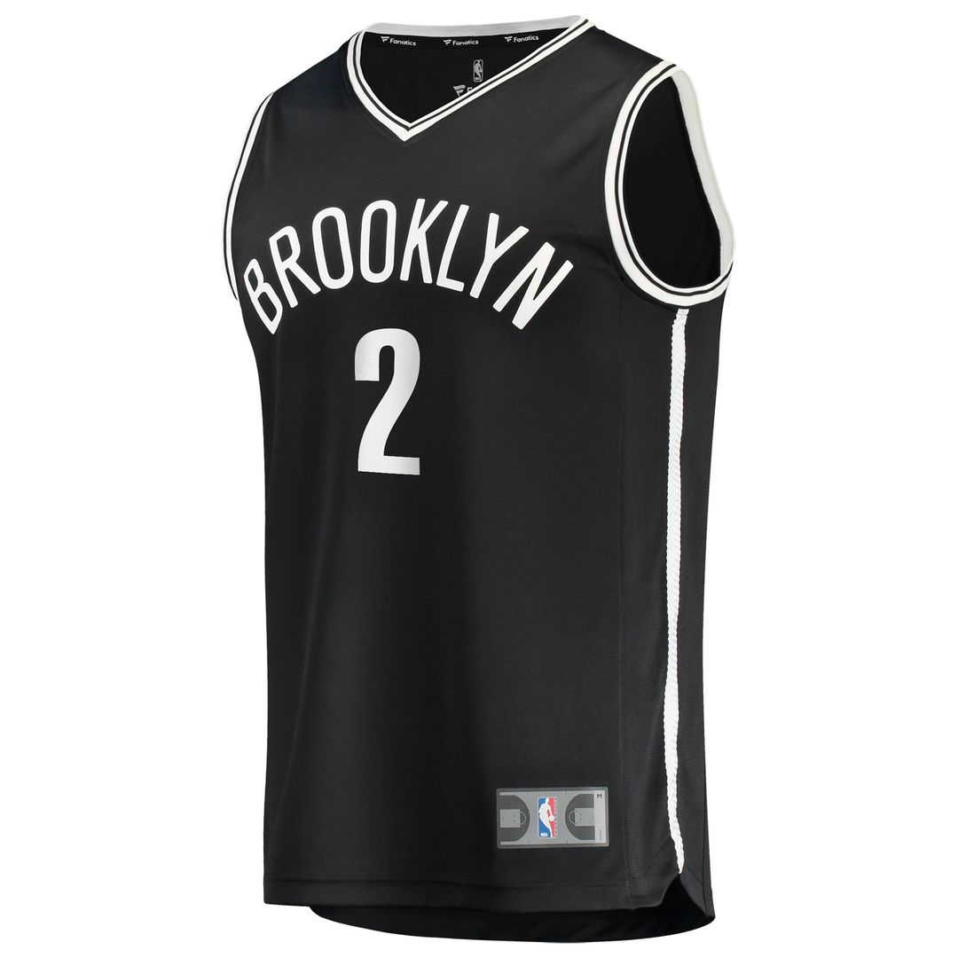 Brooklyn Nets Daniel Wolf Fanatics Fast Break Replica Jersey - Black - Icon Edition Team Jersey Sports Fan Apparel