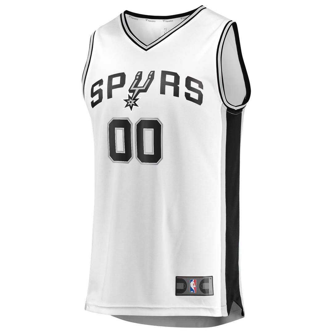 San Antonio Spurs Fanatics 2026 NBA Finals Fast Break Custom Jersey - Association Edition - White Team Jersey Sports Fan Apparel