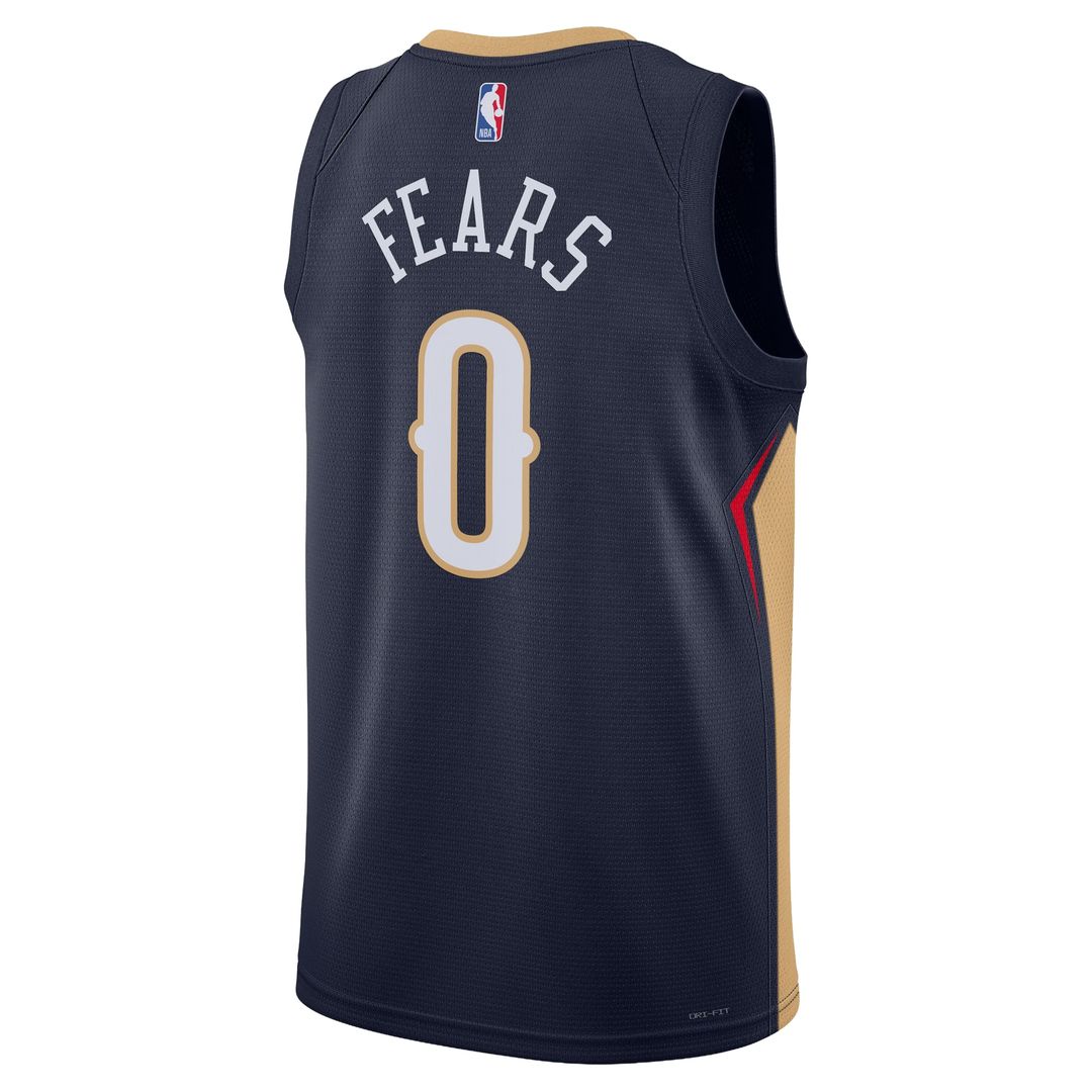 New Orleans Pelicans Jeremiah Fears Nike Unisex Swingman Jersey - Icon Edition - Navy Team Jersey Sports Fan Apparel