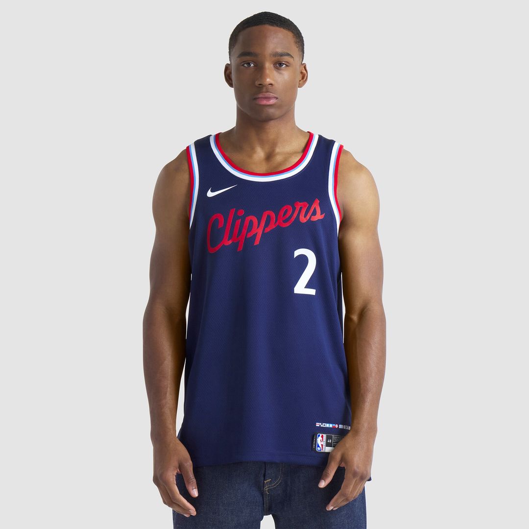 LA Clippers Kawhi Leonard Nike Unisex 2024/25 Swingman Jersey - Navy - Icon Edition Team Jersey Sports Fan Apparel