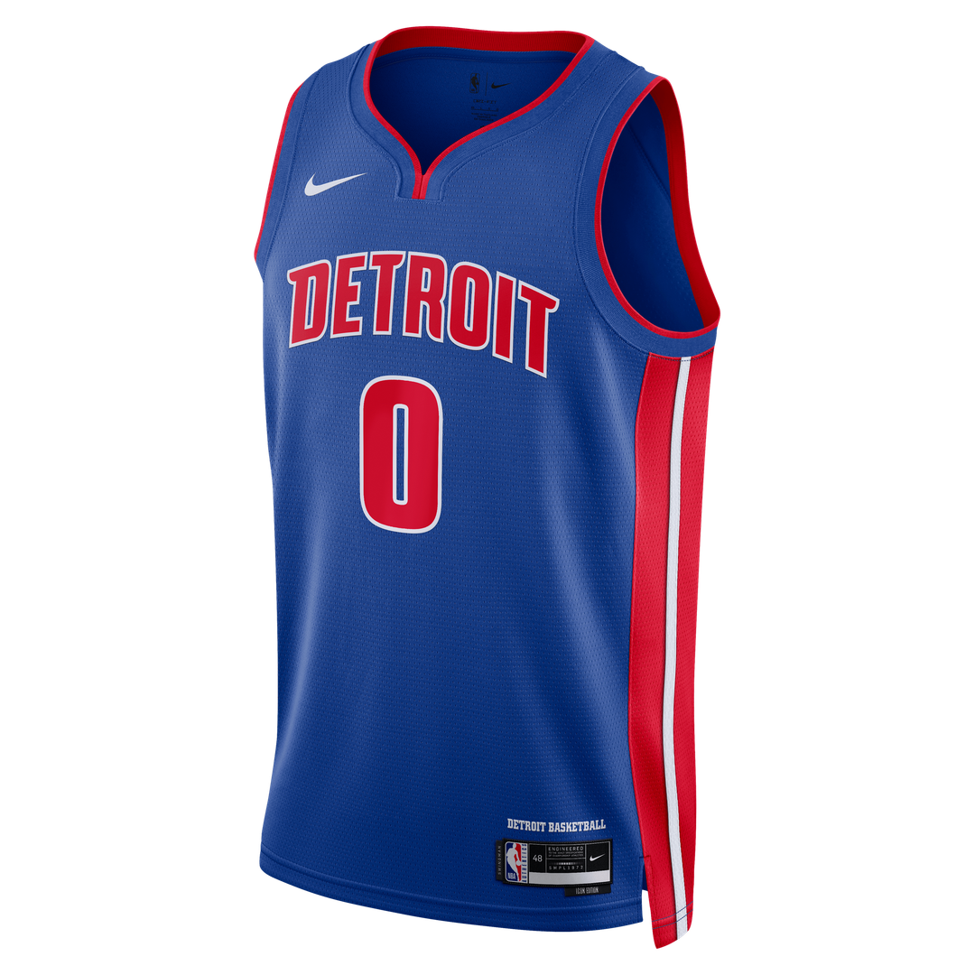 Detroit Pistons Jalen Duren Nike Unisex Swingman Jersey - Icon Edition - Blue Team Jersey Sports Fan Apparel