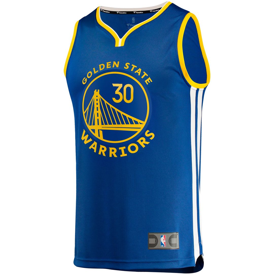 Golden State Warriors Stephen Curry Fanatics Big & Tall Fast Break Player Jersey - Royal - Icon Edition Team Jersey Sports Fan Apparel