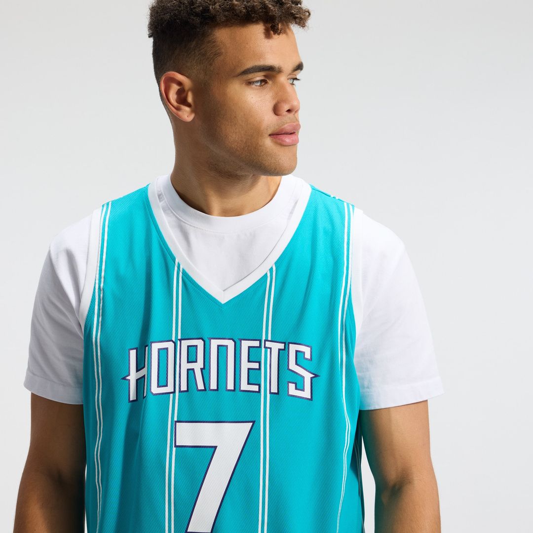 Charlotte Hornets Kon Knueppel Fanatics 2025 NBA Draft First Round Pick Fast Break Replica Jersey - Icon Edition - Teal Team Jersey Sports Fan Apparel