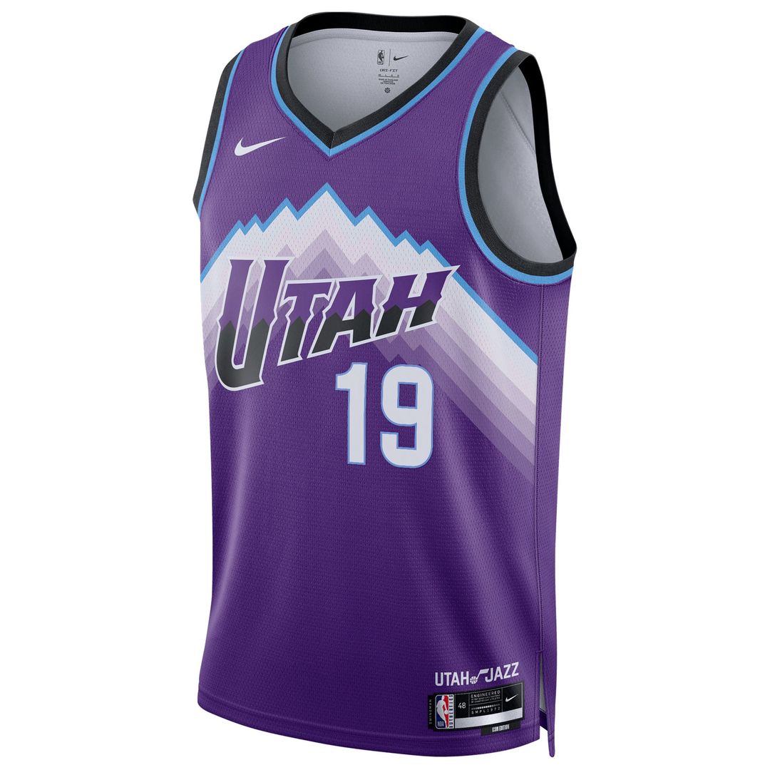 Utah Jazz Ace Bailey Nike Unisex Swingman Jersey - Icon Edition - Purple Team Jersey Sports Fan Apparel