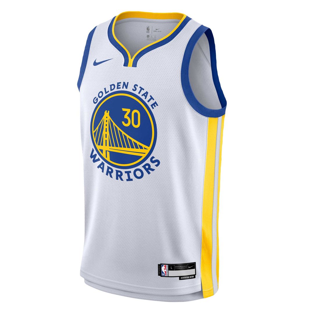 Golden State Warriors Stephen Curry Nike Youth Swingman Jersey - Association Edition - White Team Jersey Sports Fan Apparel