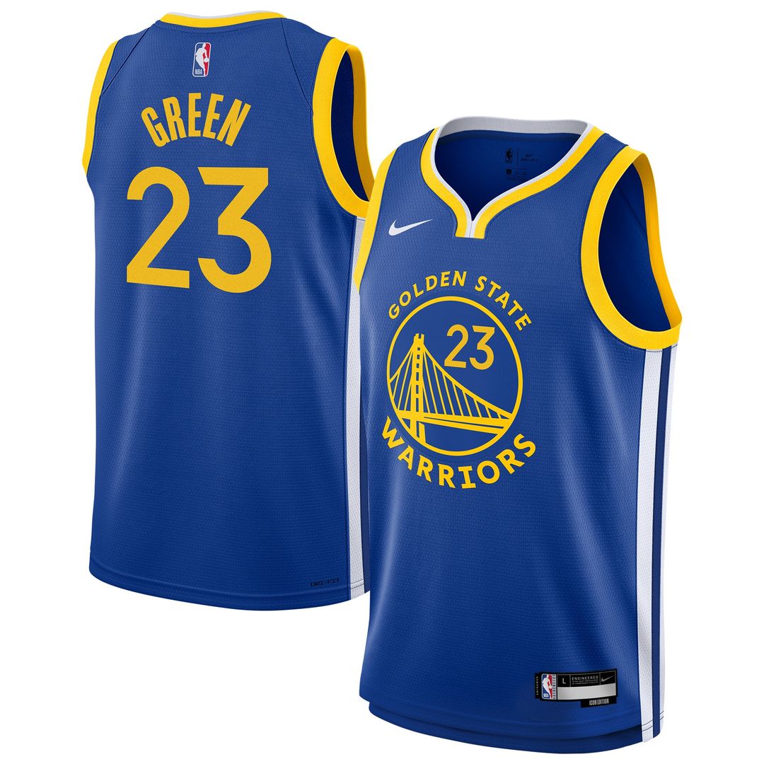Golden State Warriors Draymond Green Nike Youth Swingman Jersey - Icon Edition - Royal Team Jersey Sports Fan Apparel