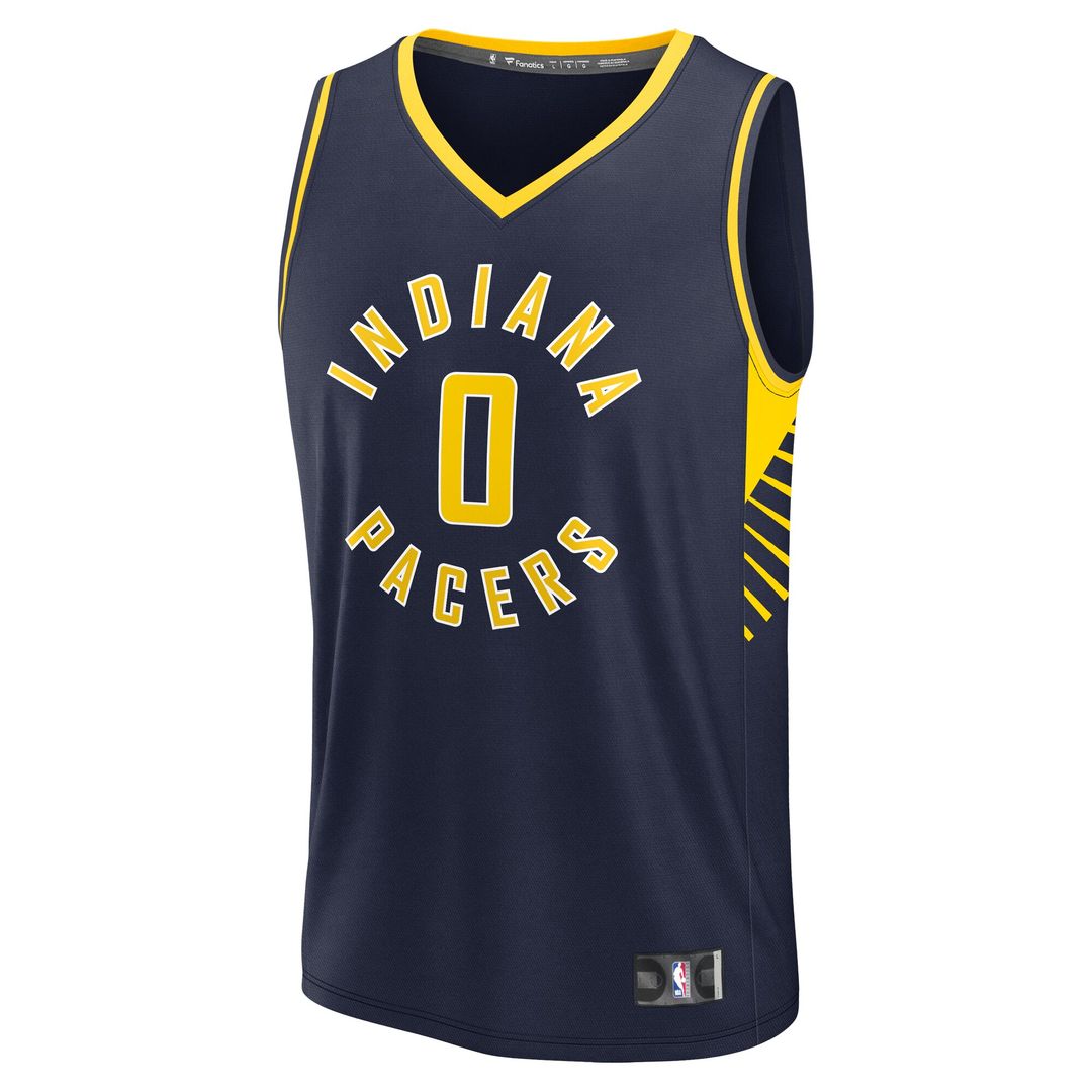 Indiana Pacers Tyrese Haliburton Fanatics Youth Fast Break Replica Player Jersey - Icon Edition - Navy Team Jersey Sports Fan Apparel
