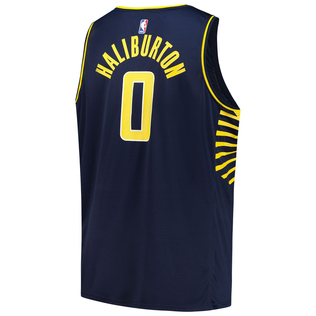Indiana Pacers Tyrese Haliburton Fanatics Big & Tall Fast Break Jersey - Icon Edition - Navy Team Jersey Sports Fan Apparel