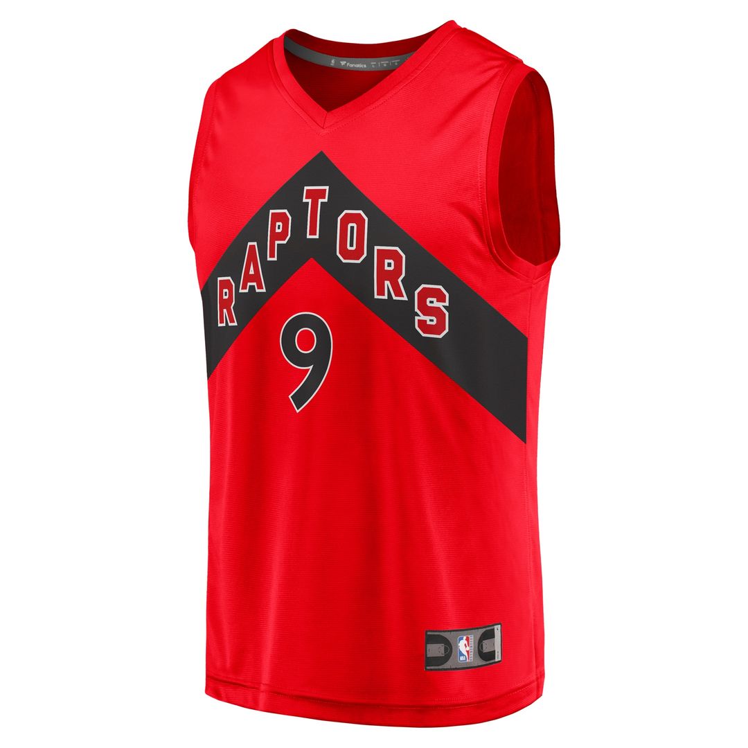 Toronto Raptors RJ Barrett Fanatics Fast Break Player Jersey - Icon Edition - Red Team Jersey Sports Fan Apparel