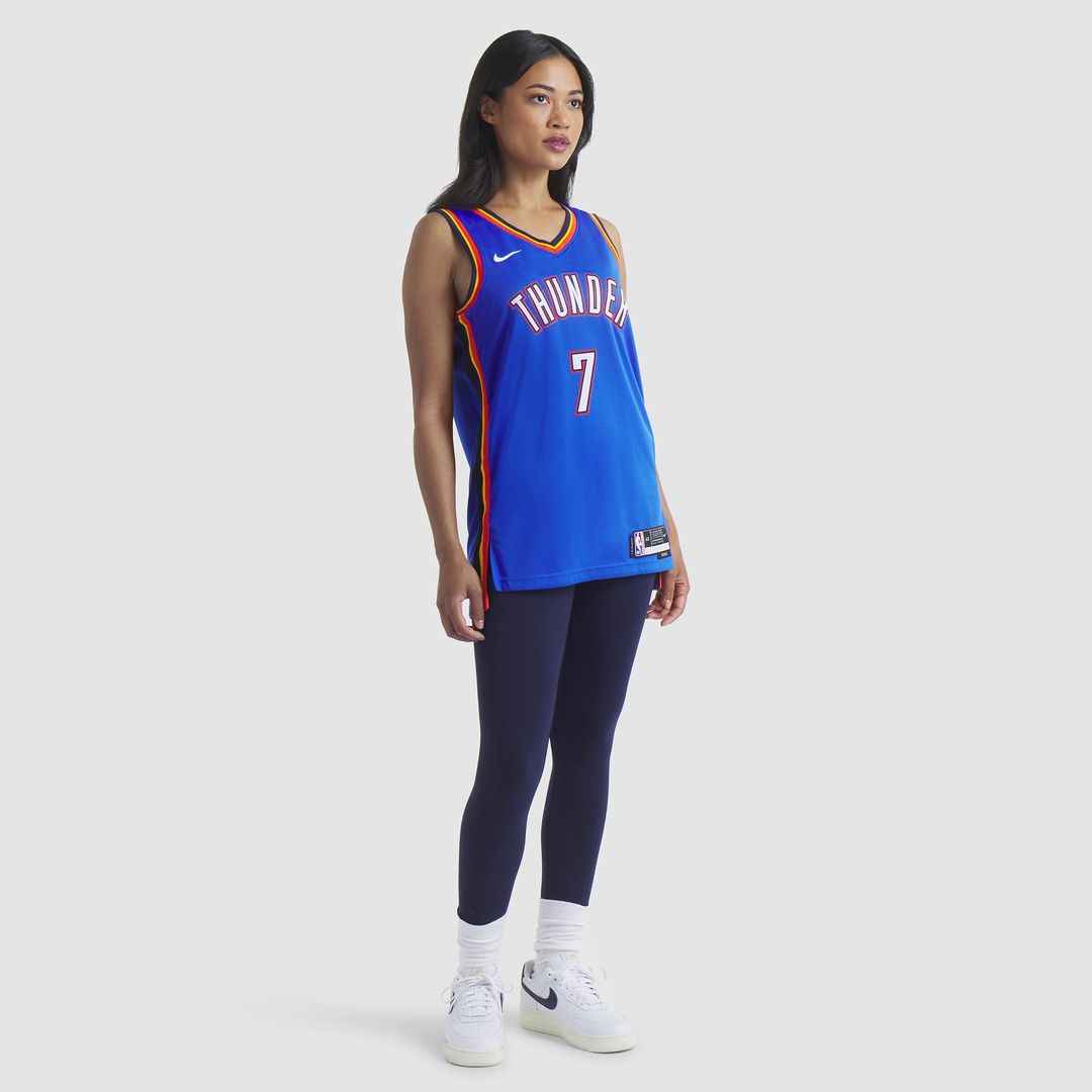 Oklahoma City Thunder Chet Holmgren Nike Unisex 2022 NBA Draft First Round Pick Player Swingman Jersey - Icon Edition - Blue Team Jersey Sports Fan Ap