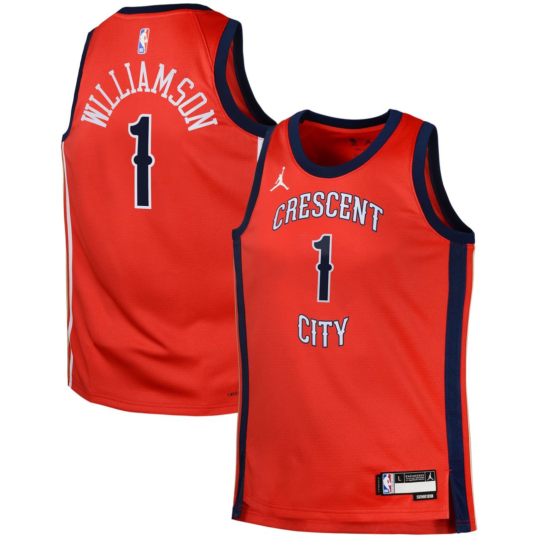 New Orleans Pelicans Zion Williamson Jordan Brand Swingman Jersey Statement - Red Team Jersey Sports Fan Apparel