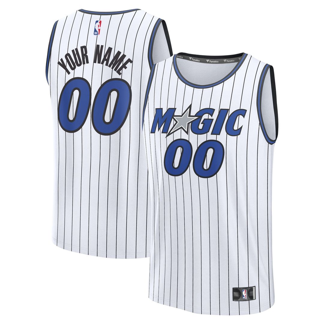 Orlando Magic Fanatics Youth Fast Break Replica Custom Jersey - Icon Edition - Blue Team Jersey Sports Fan Apparel