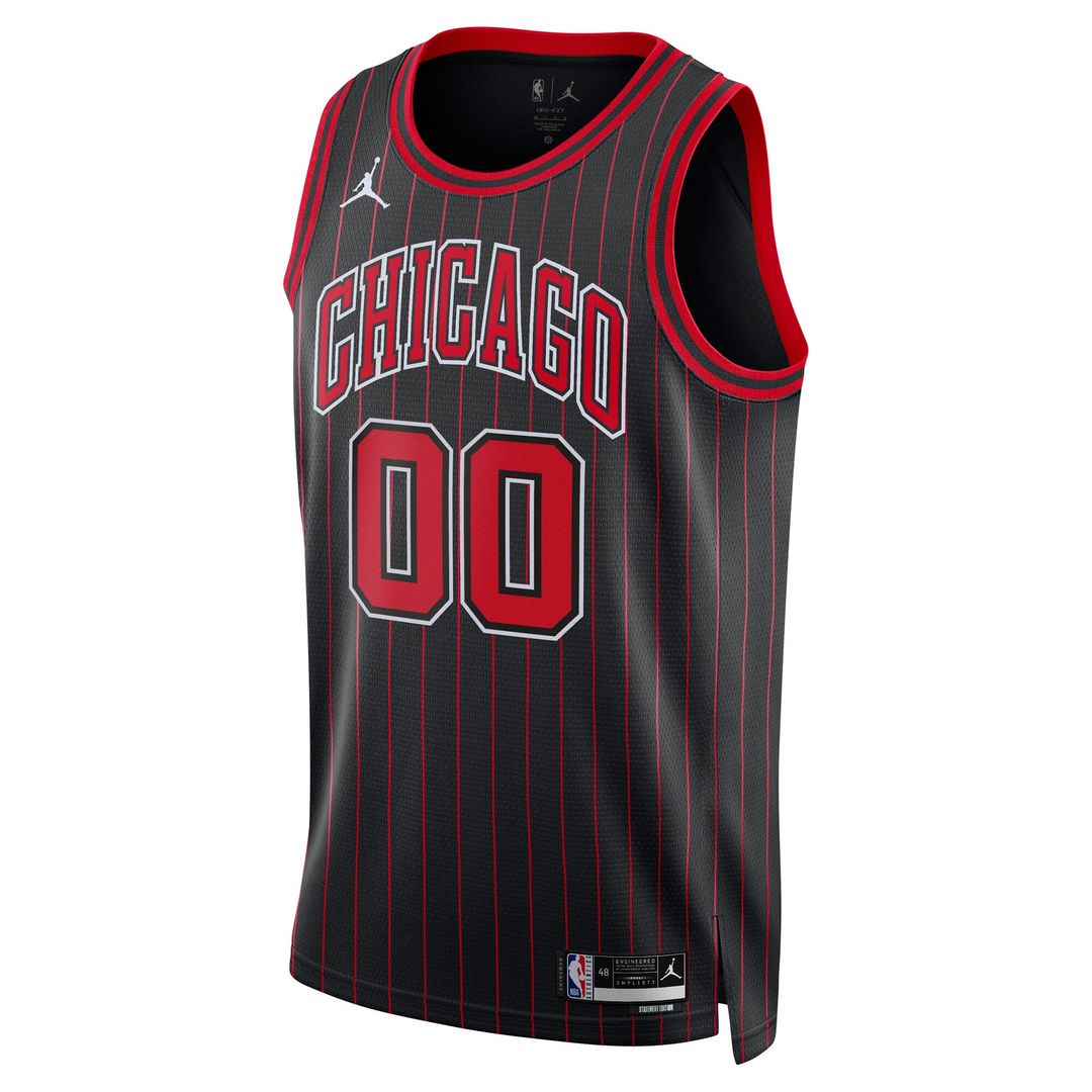 Chicago Bulls Jordan Brand Unisex Swingman Custom Jersey - Statement Edition - Black Team Jersey Sports Fan Apparel