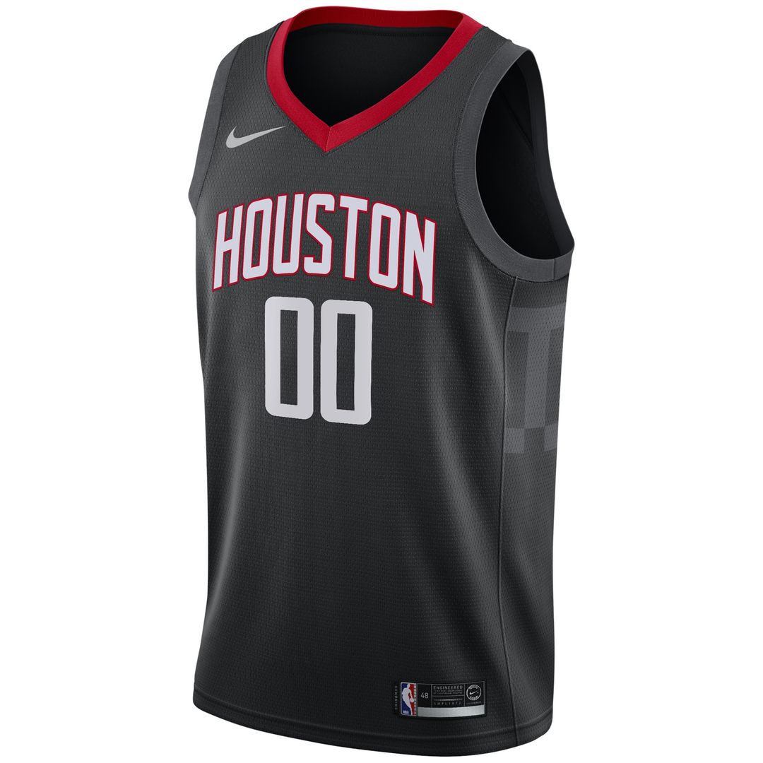 Houston Rockets Nike Swingman Custom Jersey Black - Statement Edition Team Jersey Sports Fan Apparel