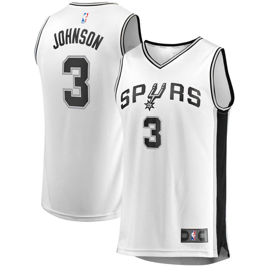 San Antonio Spurs Keldon Johnson Fanatics Fast Break Association Jersey - White Team Jersey Sports Fan Apparel