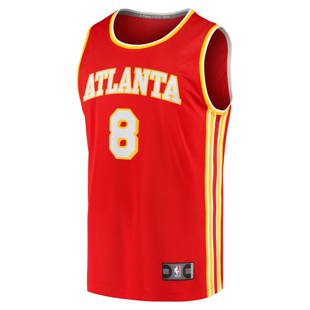 Atlanta Hawks Kristaps Porziņģis Fanatics Fast Break Replica Jersey - Red - Icon Edition Team Jersey Sports Fan Apparel
