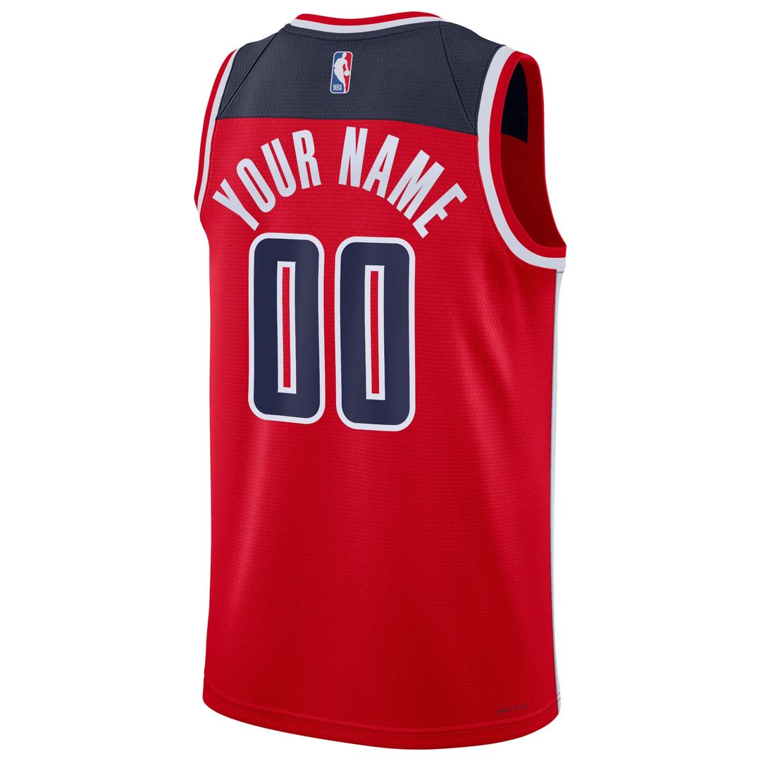 Washington Wizards Nike Unisex Swingman Custom Jersey White - Association Edition Team Jersey Sports Fan Apparel