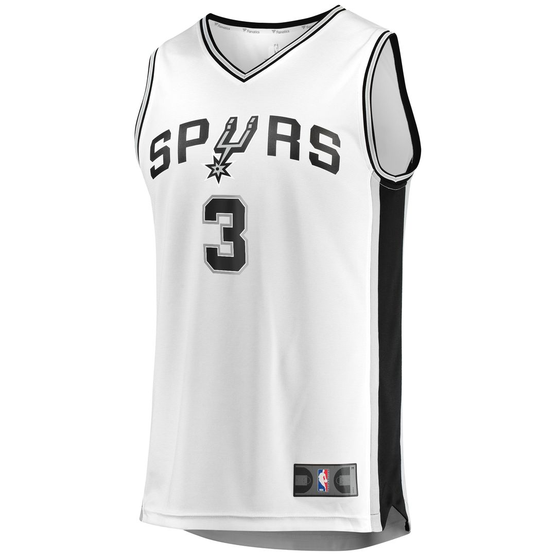 San Antonio Spurs Keldon Johnson Fanatics Fast Break Association Jersey - White Team Jersey Sports Fan Apparel