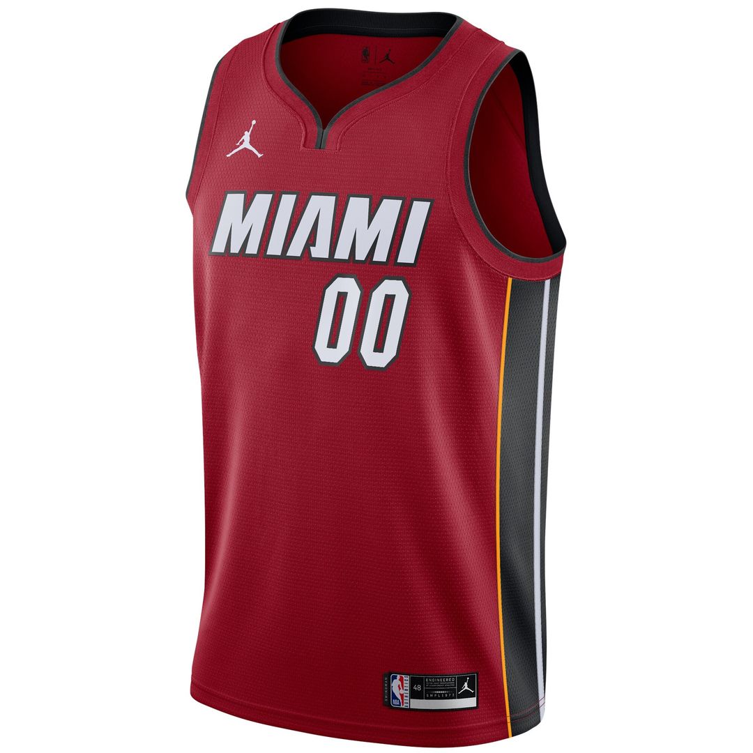 Miami Heat Jordan Brand Swingman Custom Jersey - Statement Edition - Red Team Jersey Sports Fan Apparel