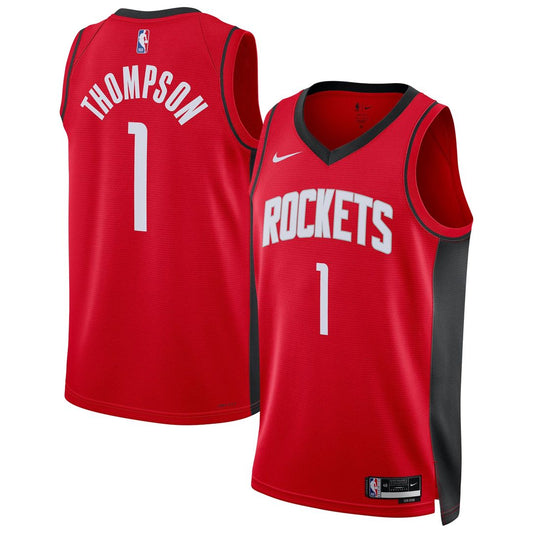 Houston Rockets Amen Thompson Nike Unisex Swingman Player Jersey - Icon Edition - Red Team Jersey Sports Fan Apparel