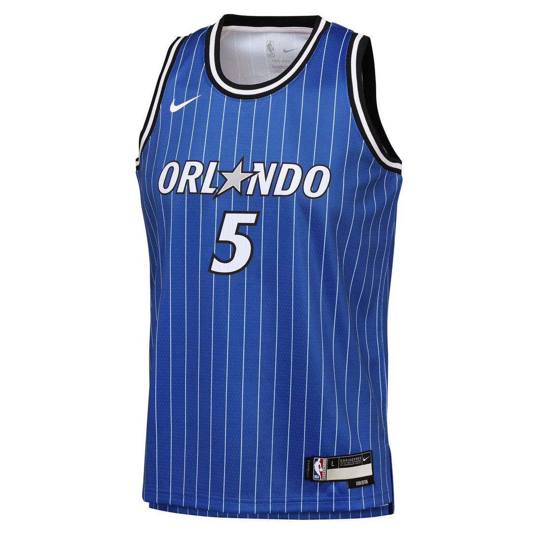 Orlando Magic Paolo Banchero Nike Youth Icon Edition Swingman Jersey - Blue Team Jersey Sports Fan Apparel