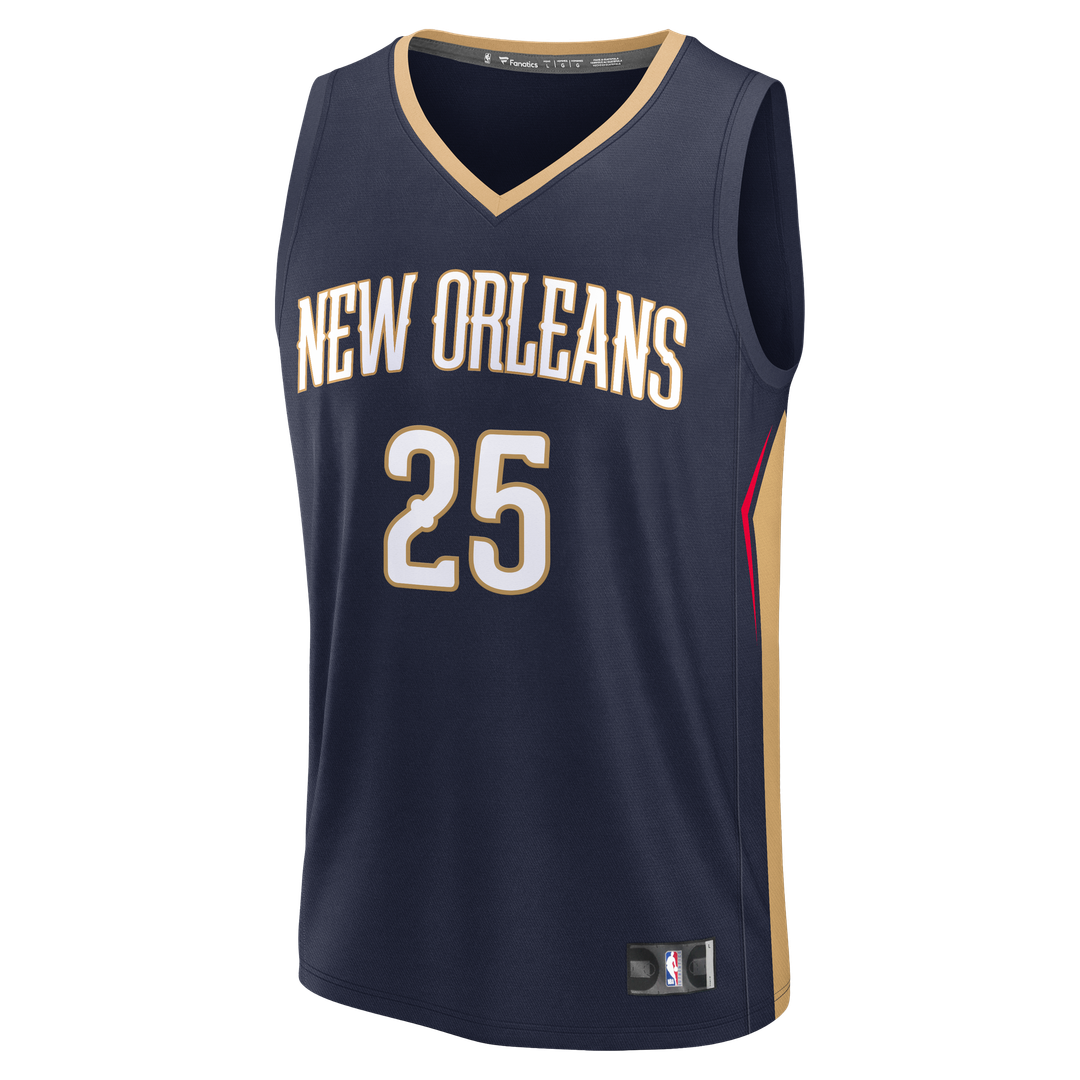 New Orleans Pelicans Trey Murphy III Fanatics Fast Break Replica Jersey - Navy - Icon Edition Team Jersey Sports Fan Apparel