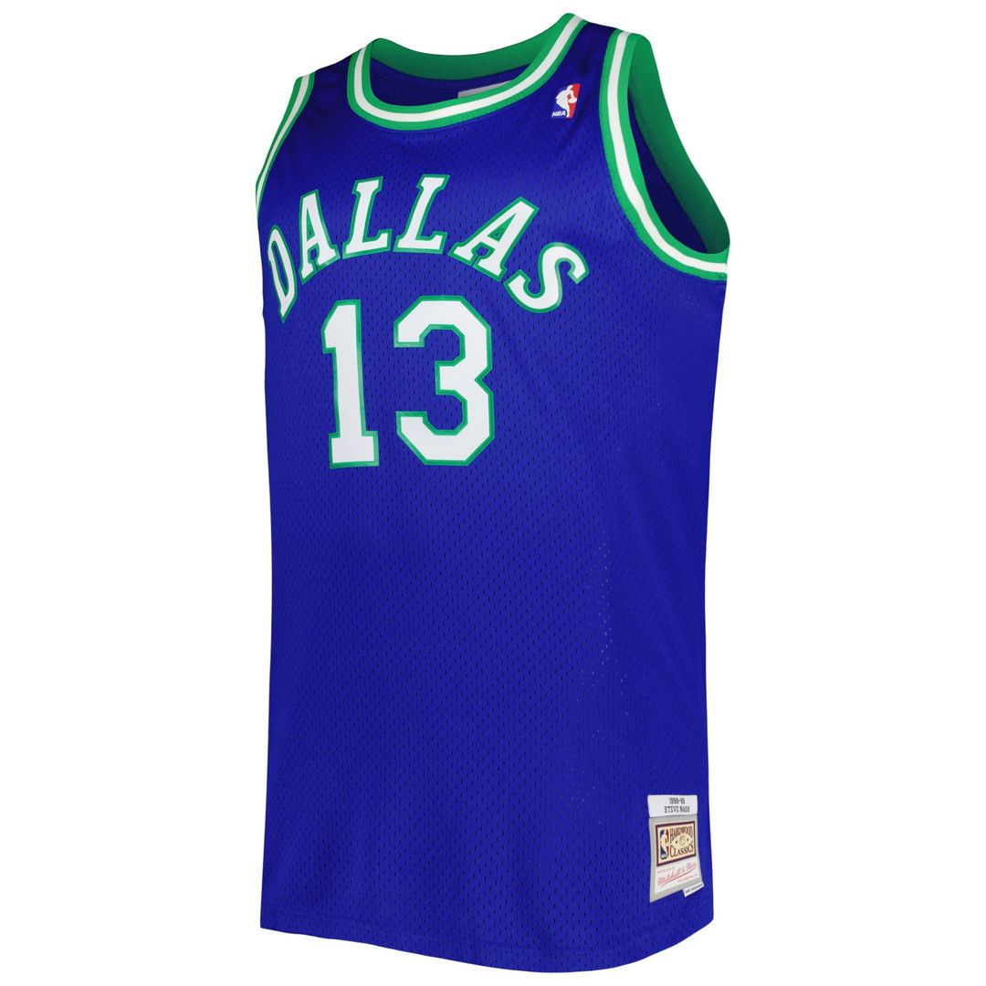Dallas Mavericks Steve Nash Mitchell & Ness Big & Tall Hardwood Classics 1998/99 Swingman Jersey - Blue Team Jersey Sports Fan Apparel
