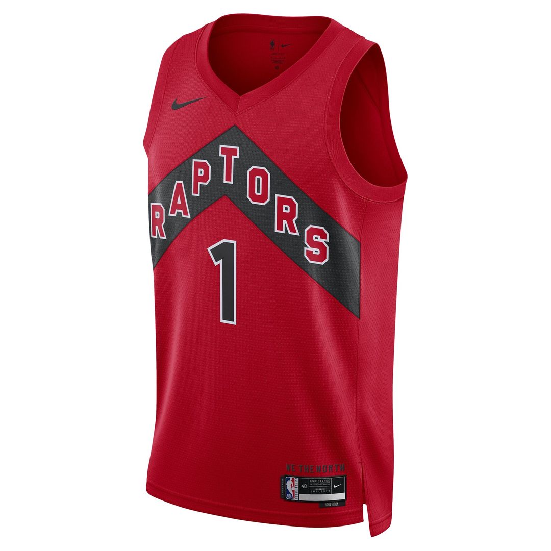 Toronto Raptors Gradey Dick Nike Unisex Swingman Player Jersey - Icon Edition - Red Team Jersey Sports Fan Apparel