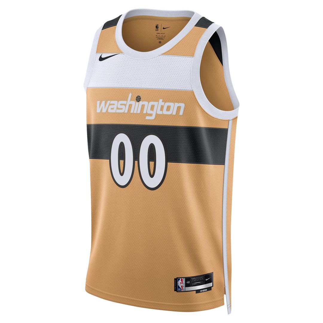 Washington Wizards Nike Unisex 2025/26 City Edition Swingman Custom Jersey - Gold Team Jersey Sports Fan Apparel