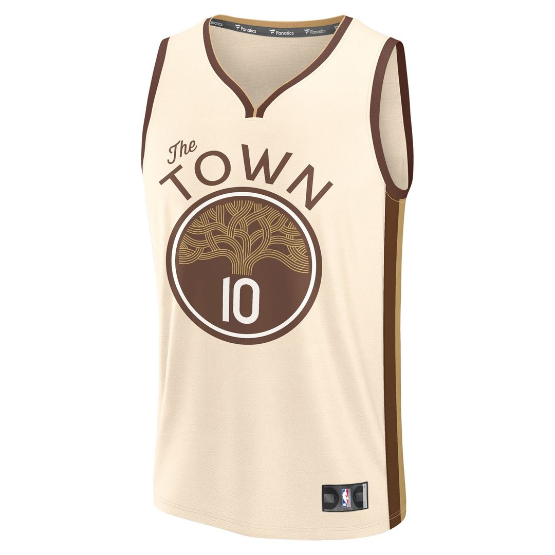 Golden State Warriors Jimmy Butler III Fanatics Youth 2025/26 City Edition Fast Break Jersey - Tan Team Jersey Sports Fan Apparel