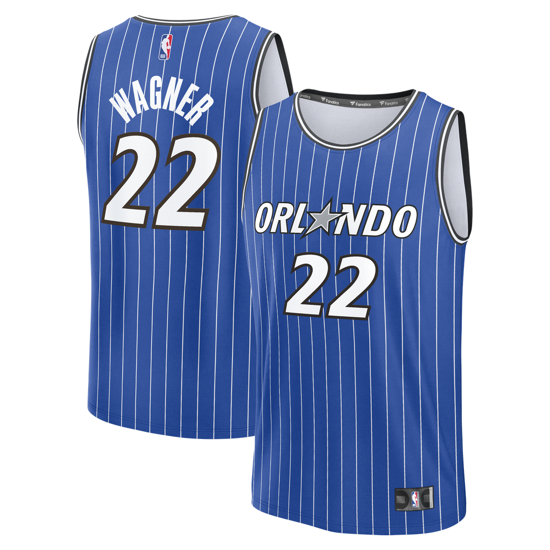 Orlando Magic Franz Wagner Fanatics Fast Break Replica Player Jersey - Icon Edition - Blue Team Jersey Sports Fan Apparel