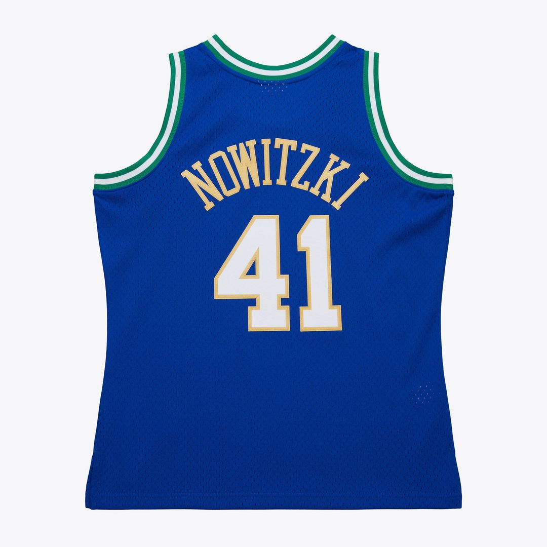 Dallas Mavericks Dirk Nowitzki 1998 Swingman Jersey - Royal Team Jersey Sports Fan Apparel