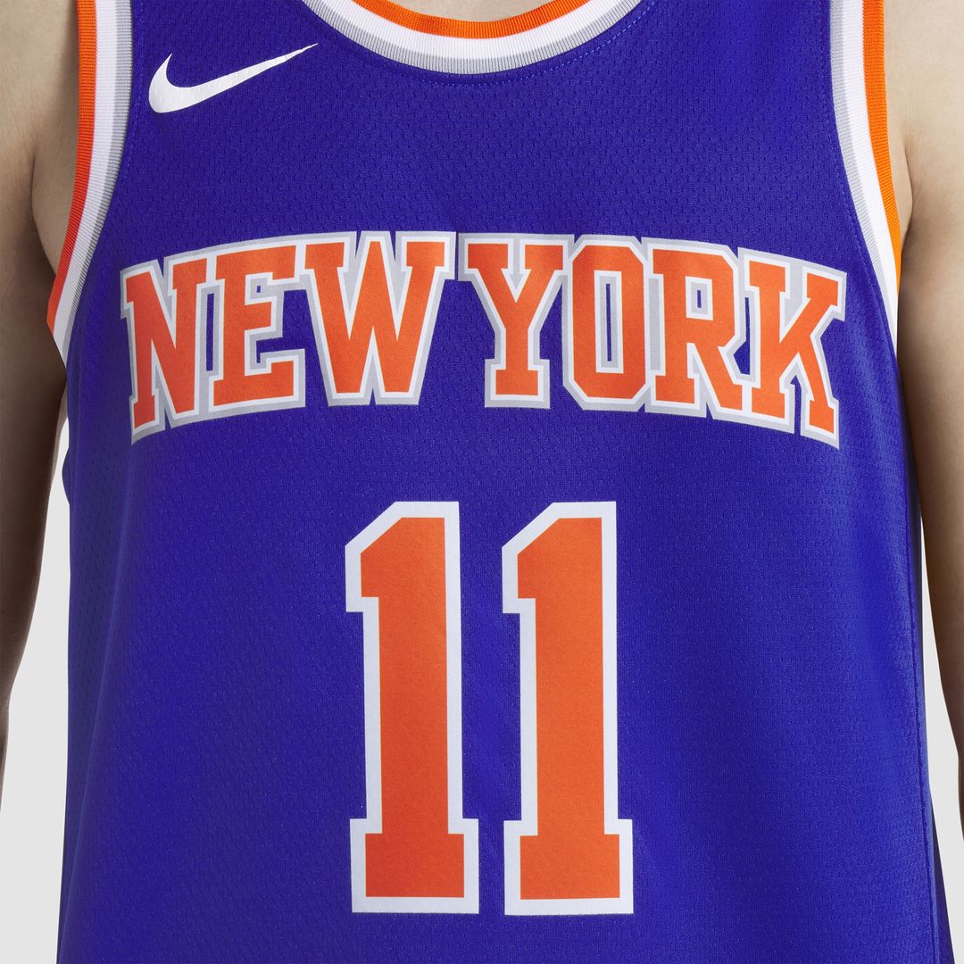 New York Knicks Jalen Brunson Nike Unisex Swingman Jersey - Icon Edition - Blue Team Jersey Sports Fan Apparel