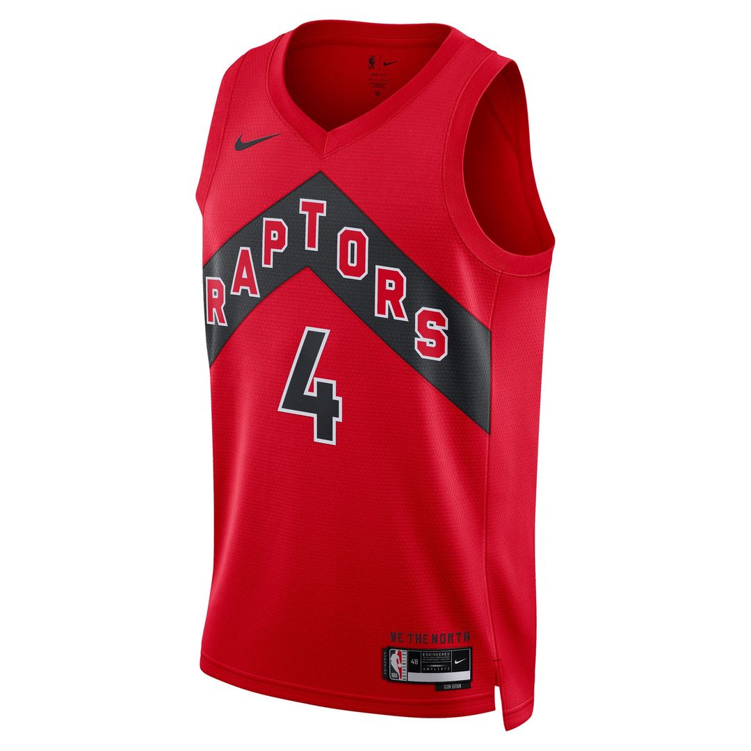 Toronto Raptors Scottie Barnes Nike Unisex Swingman Jersey - Icon Edition - Red Team Jersey Sports Fan Apparel