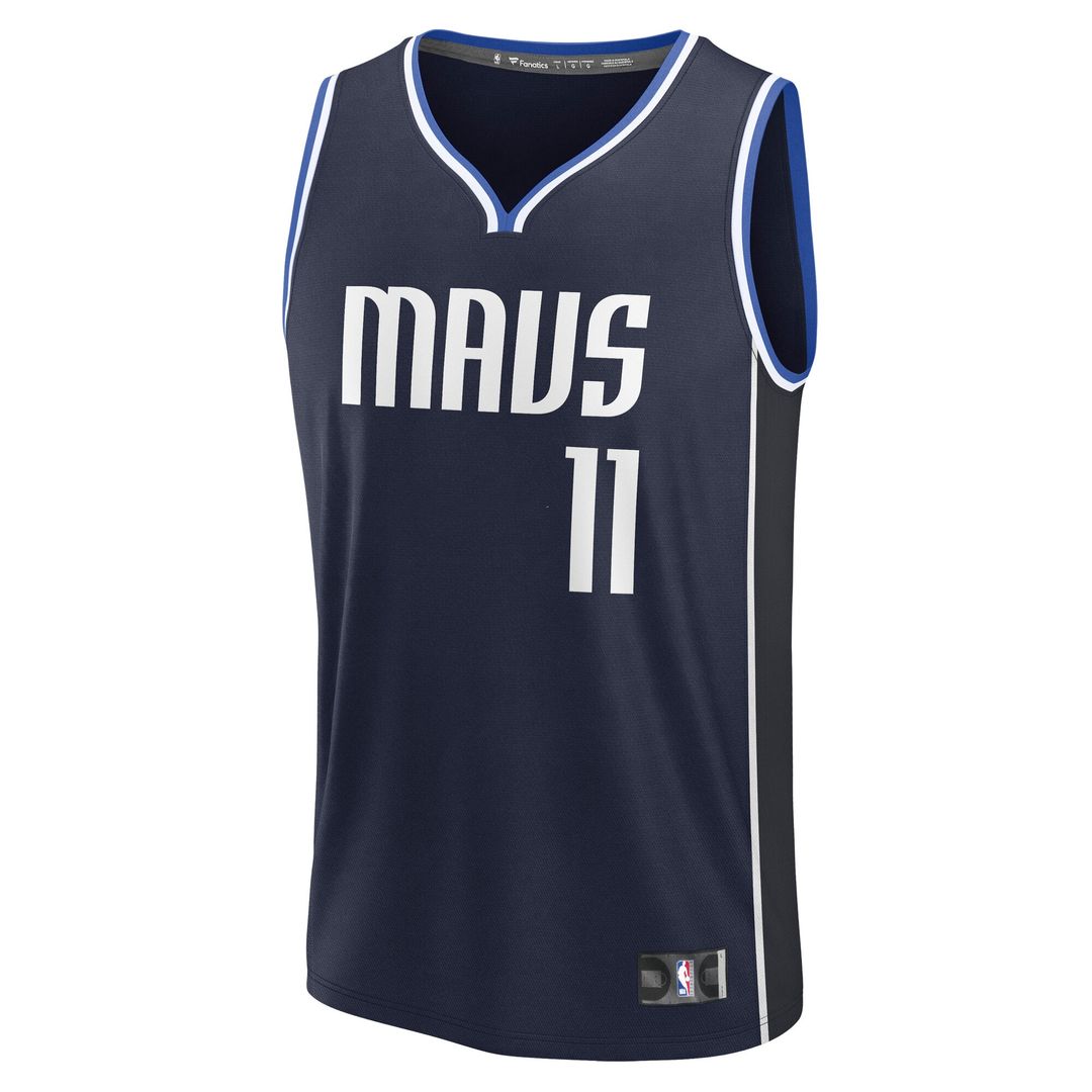 Dallas Mavericks Kyrie Irving Fanatics Fast Break Replica Player Jersey - Statement Edition - Navy Team Jersey Sports Fan Apparel