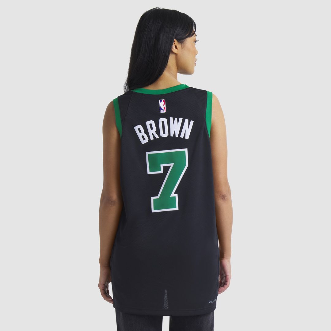 Boston Celtics Jaylen Brown Jordan Brand Unisex Swingman Jersey - Statement Edition - Black Team Jersey Sports Fan Apparel
