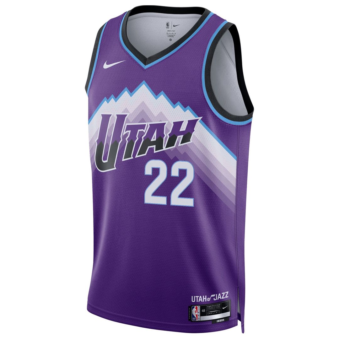 Utah Jazz Kyle Filipowski Nike Unisex Swingman Jersey - Icon Edition - Purple Team Jersey Sports Fan Apparel