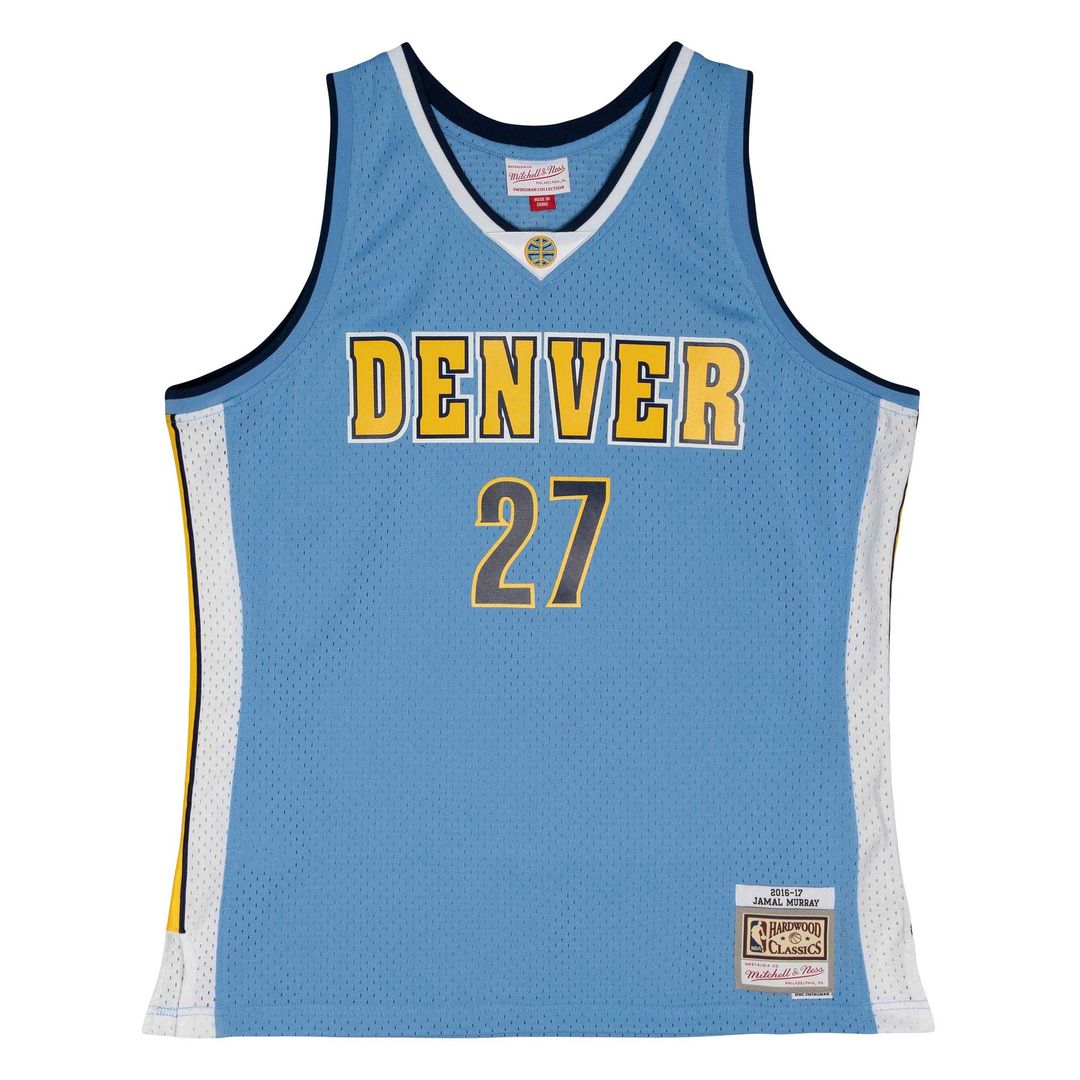 Denver Nuggets Jamal Murray Mitchell & Ness 2016/17 Throwback Swingman Jersey - Powder Blue Team Jersey Sports Fan Apparel