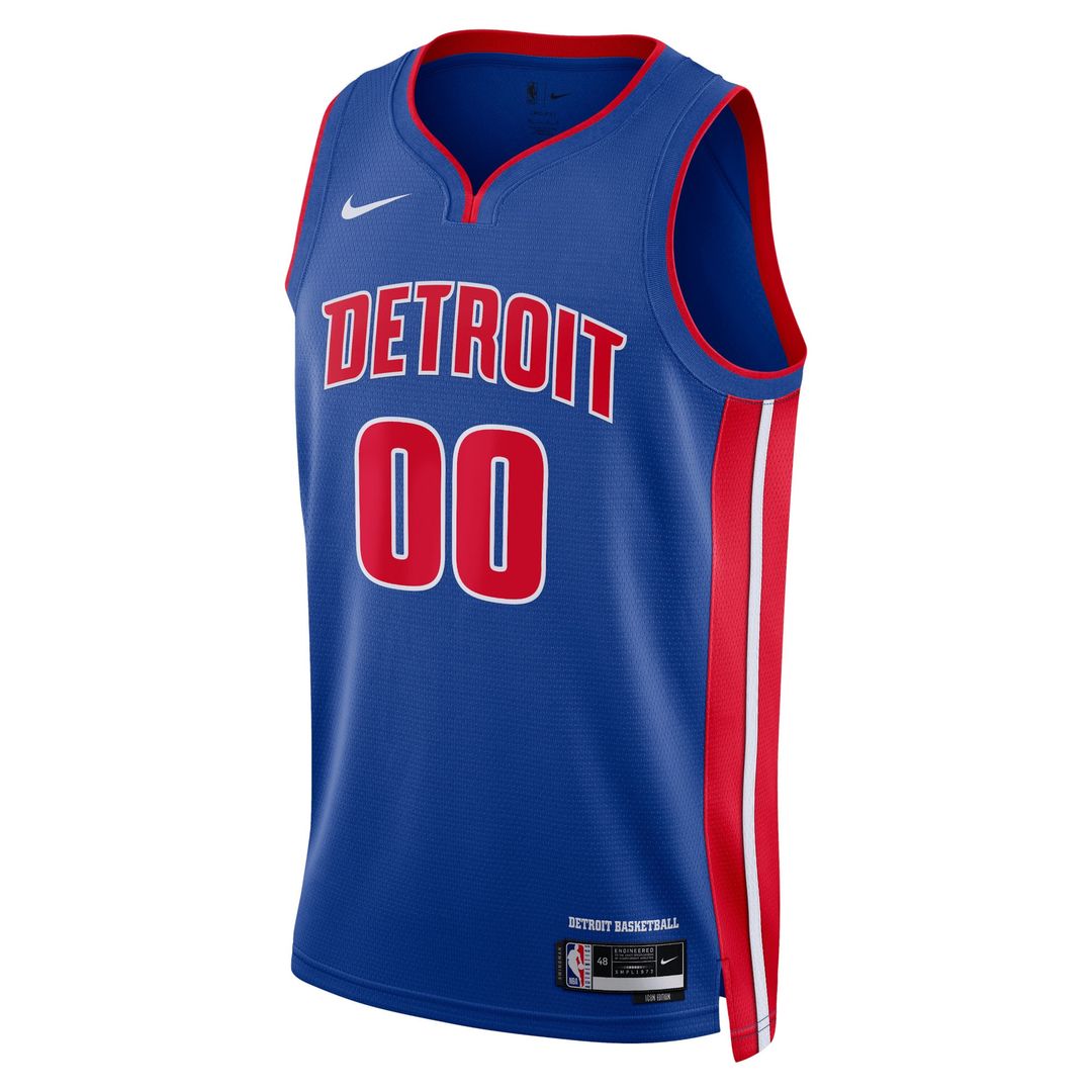Detroit Pistons Nike Unisex Swingman Custom Jersey White - Association Edition Team Jersey Sports Fan Apparel