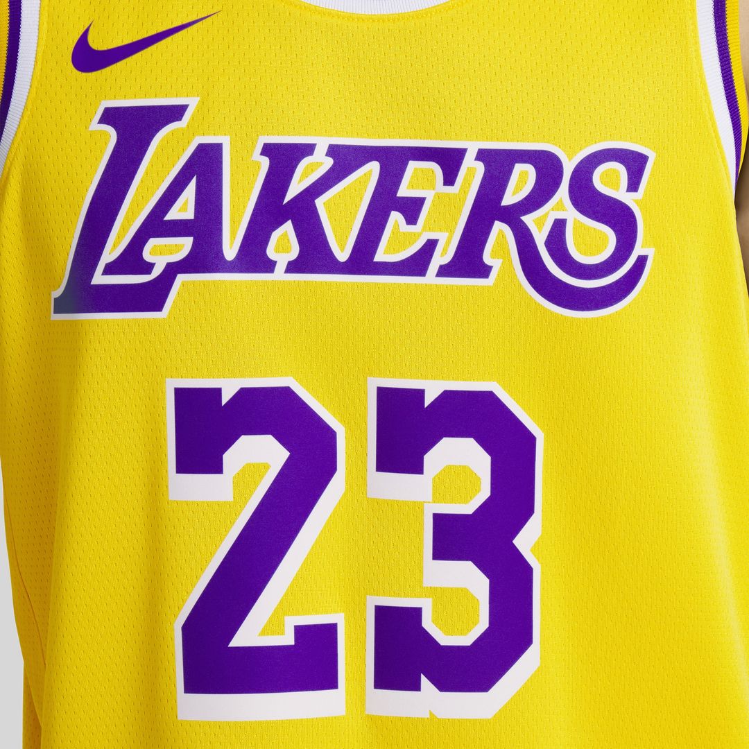 Los Angeles Lakers LeBron James Nike Unisex Swingman Jersey - Icon Edition - Gold Team Jersey Sports Fan Apparel